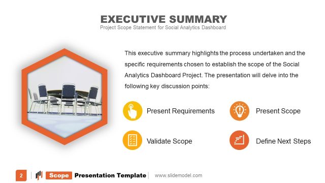 Executive Summary Slide – Scope PPT Template