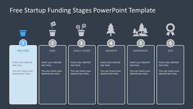 Pre-Seed Slide – Start Up Funding Free Template