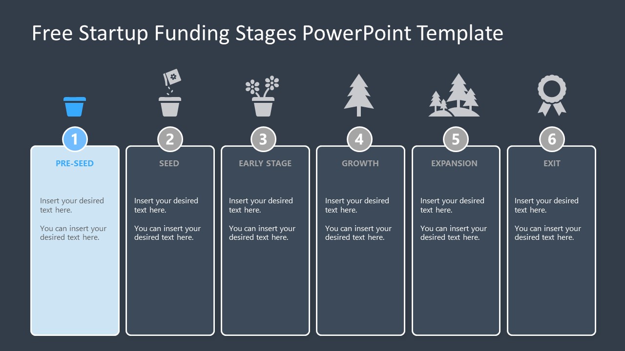 Free Startup Funding Stages PowerPoint Template & Google Slides