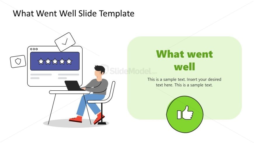 Editable What Went Well Free Slide Template
