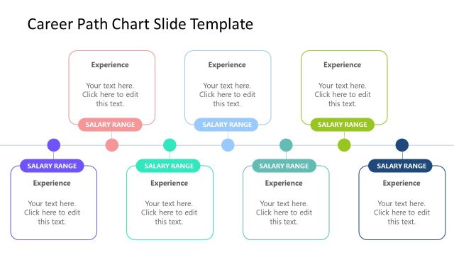 Horizontal Slide Template for Career Path Presentation