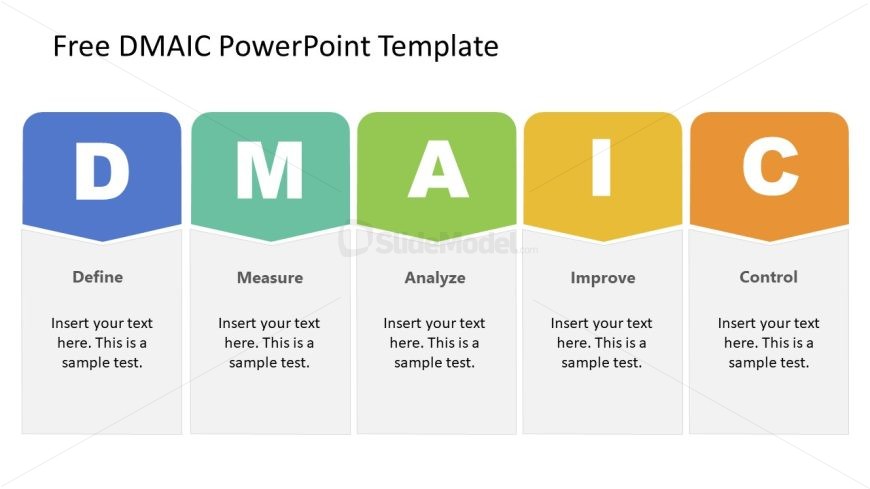 DMAIC Presentation Slide Template for PowerPoint
