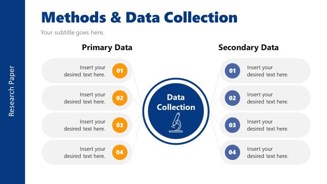 Methods & Data Collection PPT Template Slide