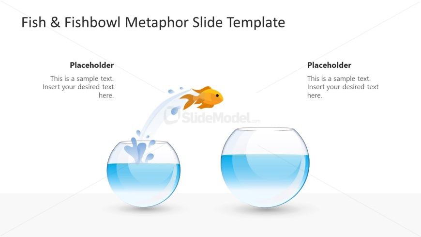 PPT Fishbowl Concept Diagram Slide Template
