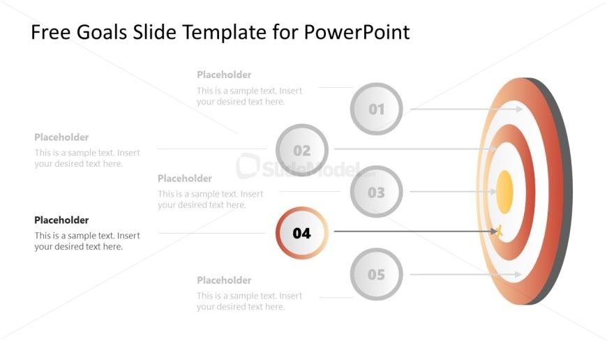 Editable Free Diagram Slide for Goals Presentation