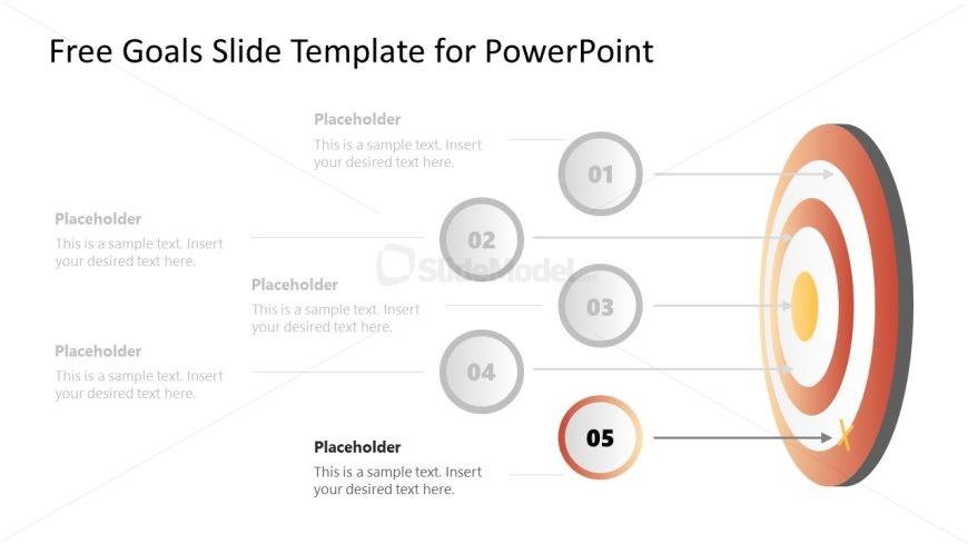 Free PPT Template for Goals Presentation
