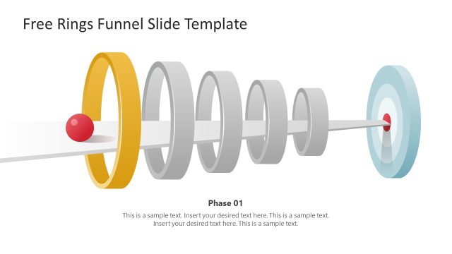 Customizable Rings Funnel PPT Template