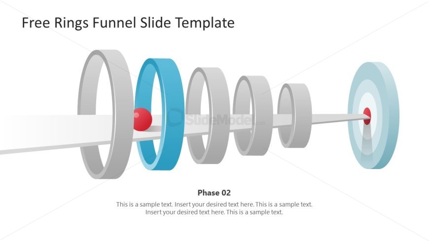 PowerPoint Slide for Rings Funnel Template 