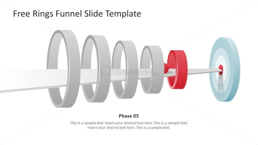 Rings Funnel Diagram for PPT Template