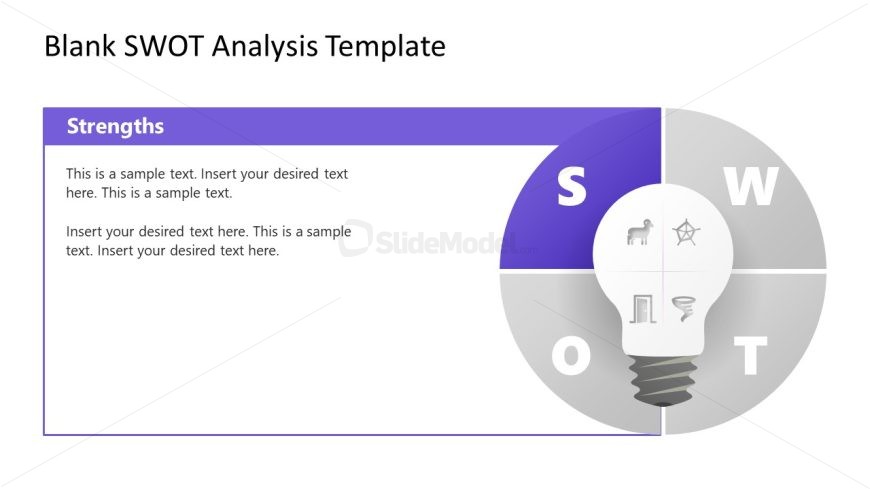 Free Blank SWOT Analysis Template for Presentation 