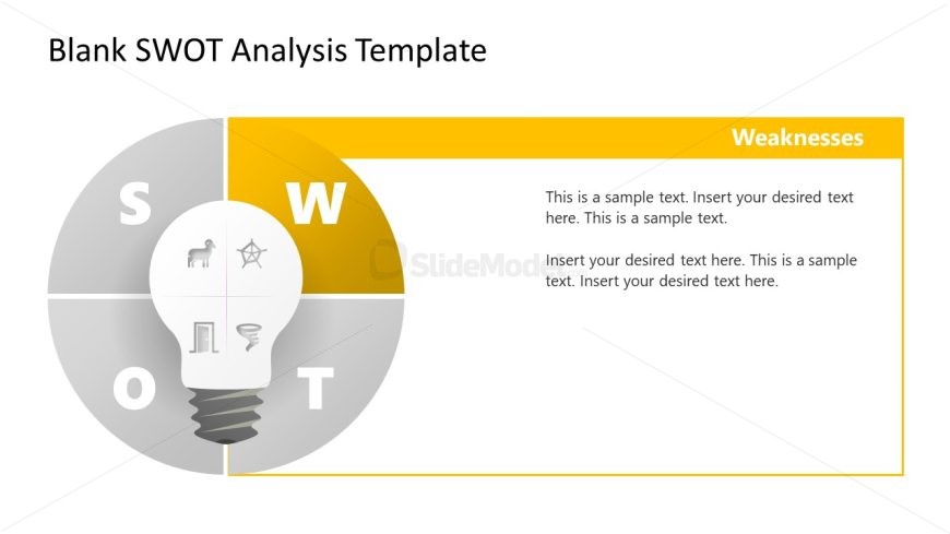 Free Blank SWOT Analysis Template for PowerPoint 