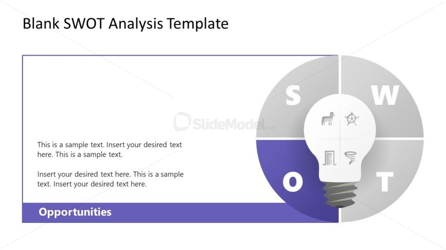 Free Blank SWOT Analysis PPT Slide 