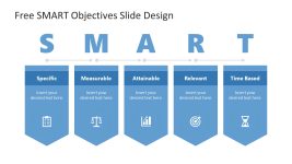 SMART Objectives PPT Presentation Template Title Slide
