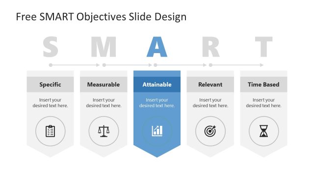 Free SMART Objectives Template Slide