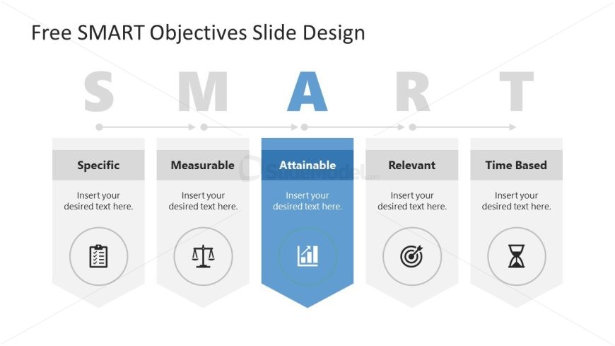 Free SMART Objectives PowerPoint Presentation Template 