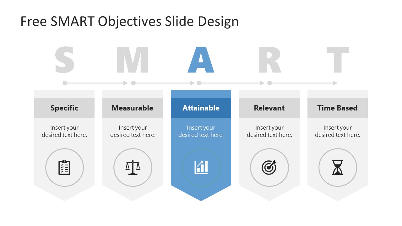 Free Smart Objectives Powerpoint Template