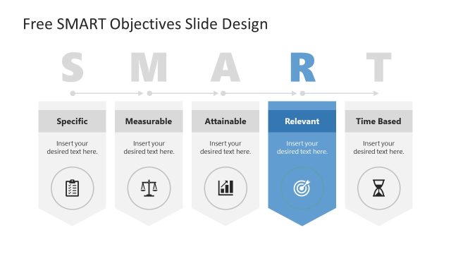 Free SMART Objectives Template for Presentation