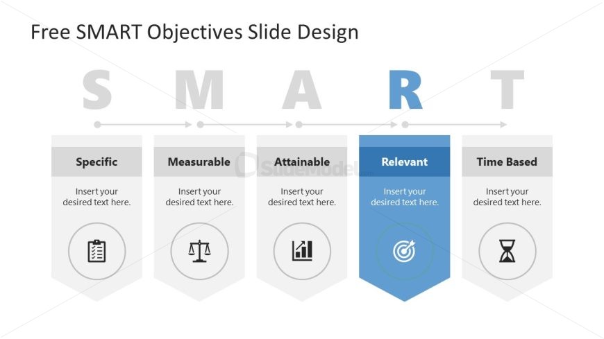 Relevant Slide - SMART Objectives Template