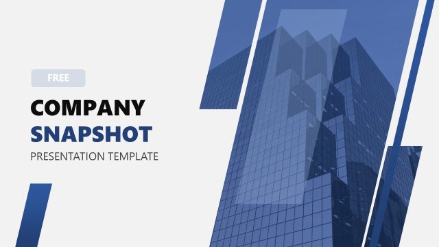 Title Slide – Company Snapshot Presentaton Template