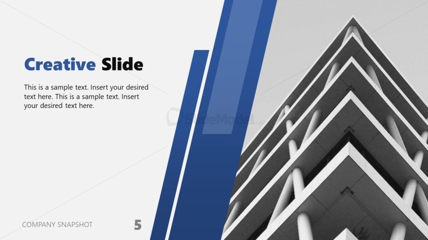 Company Snapshot Slide Template 