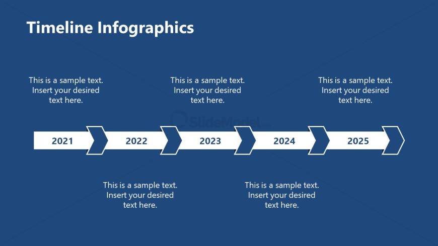 Presentation Slide for Timeline Infographics 