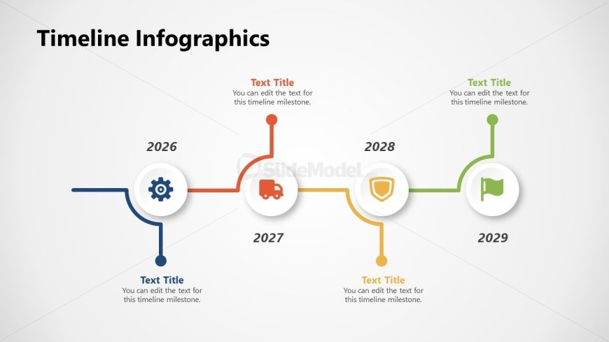 Free Timeline Infographics PowerPoint Template 