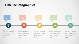 Engaging Colors Slide Diagram for Timeline Presentation 