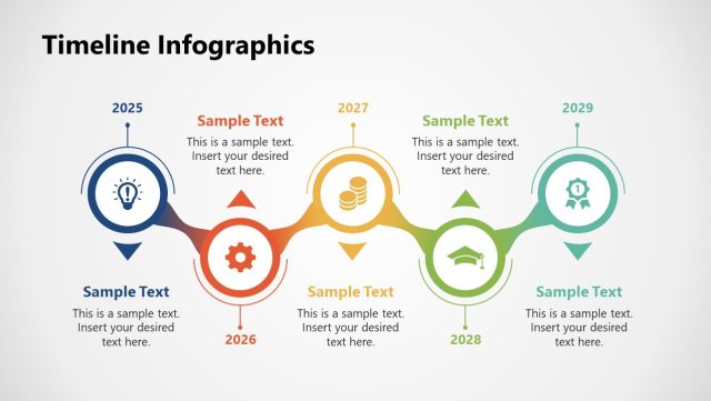 timeline template with circle buttons presentation web... Interactive Joined Circles with Graphical Icons Template Slide - SlideModel