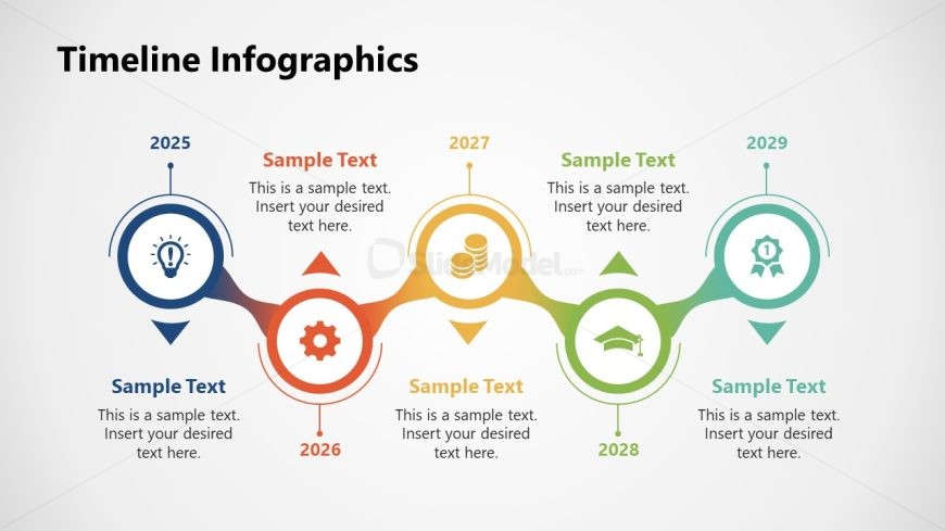 Business Events PowerPoint Timeline Template 