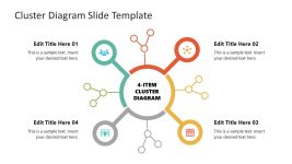 4-Items Cluster Diagram Slide