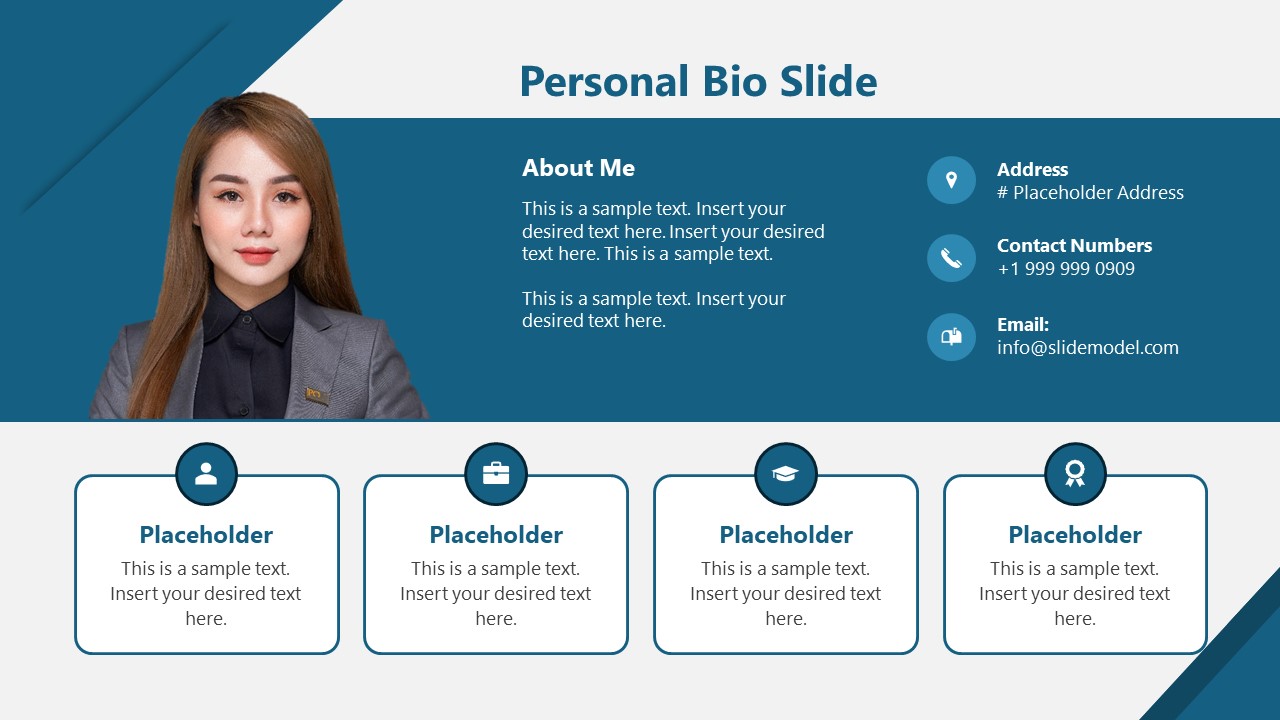 Free Personal Bio PowerPoint Template