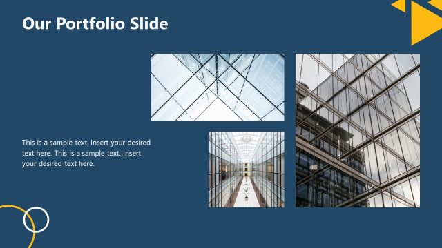 Portfolio Presentation Template Slide