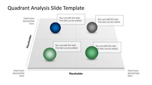 Customizable Free 3D Quadrants Analysis Slide