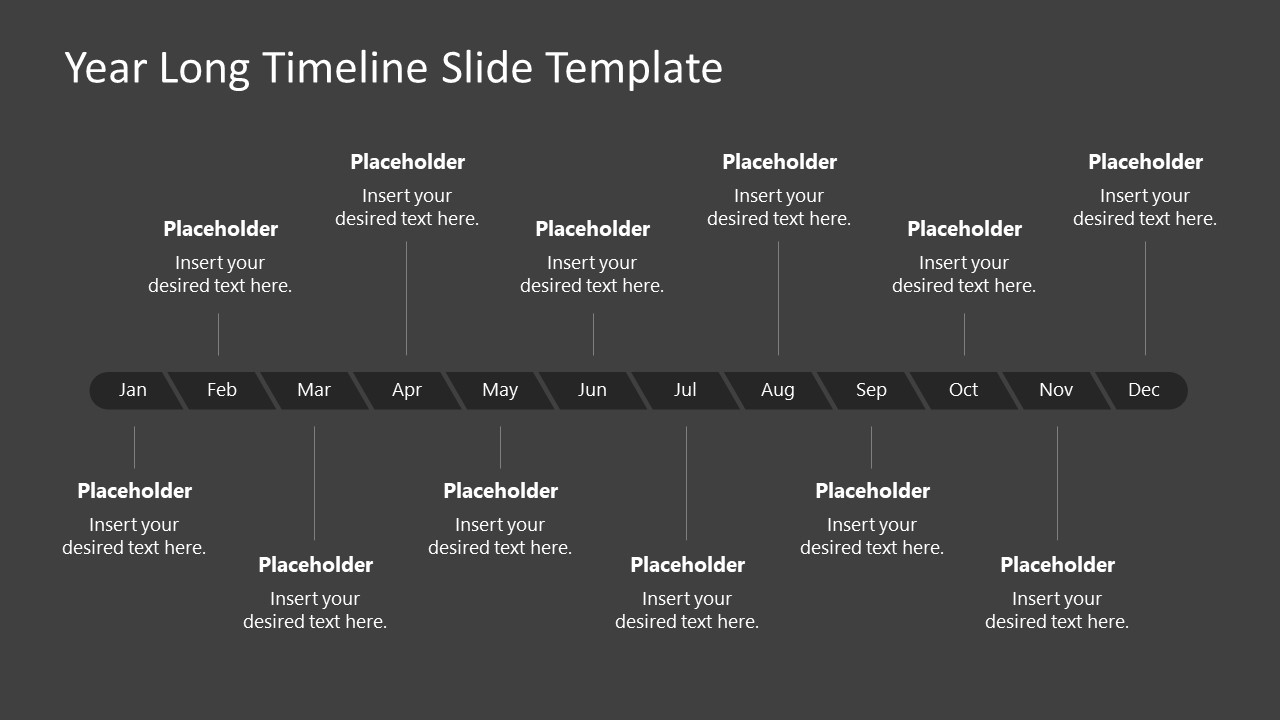 Free Year Long Timeline Template