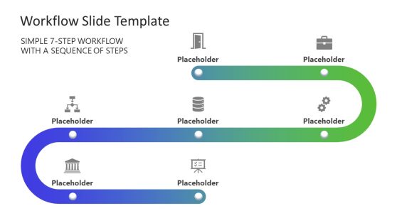 Editable Free Workflow PowerPoint Slide 