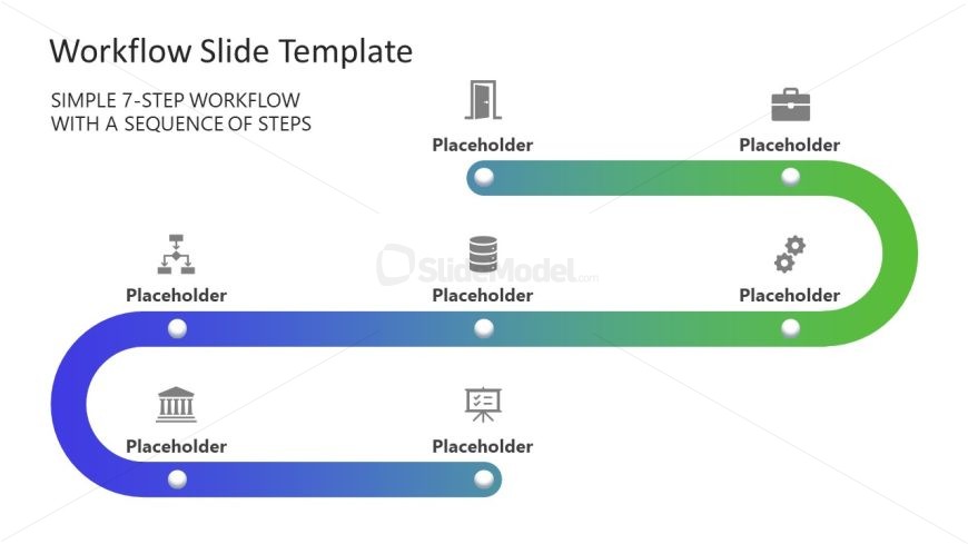 Editable Free Workflow PowerPoint Slide