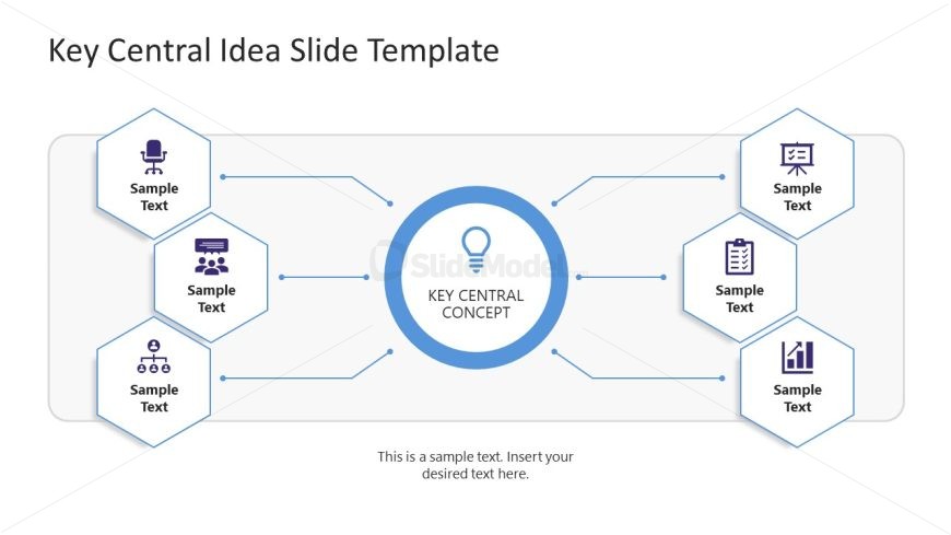 Free Key Central Concept PowerPoint Slide 