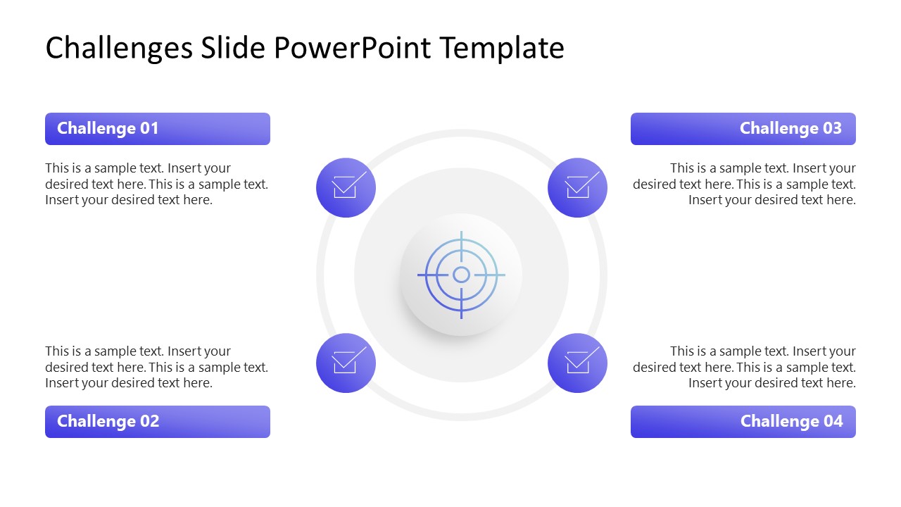 Free Challenges Infographic PowerPoint Slide 