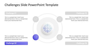 Free Challenges Infographic Template for Presentation 