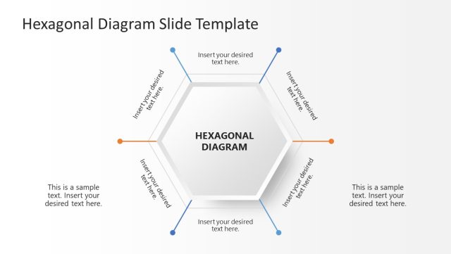 Editable Hexagonal PowerPoint Template Slide - SlideModel