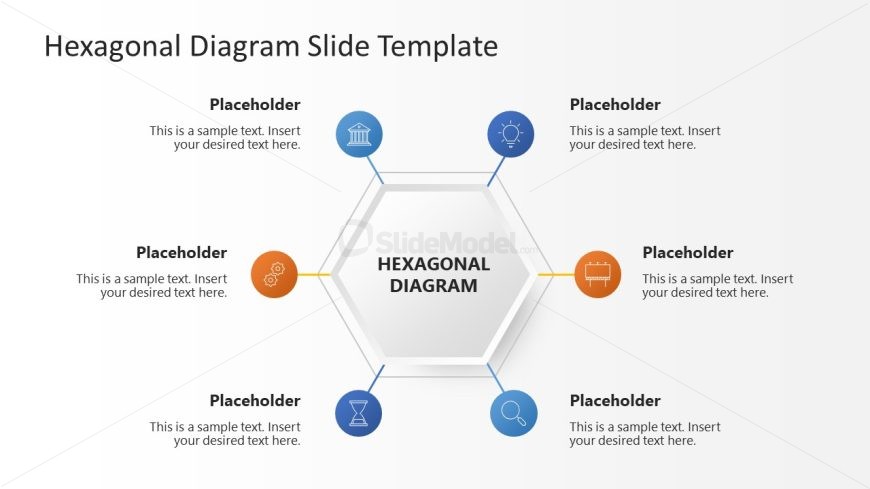 Free Hexagonal PPT Template Diagram