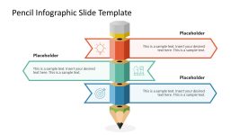 Editable Free Pencil Infographic PPT Template