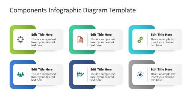 Free Components Infographic Diagram Cover Slide