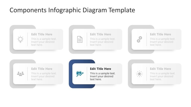 Six Components Infographic PowerPoint Slide - SlideModel