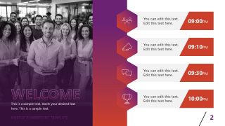 Free Meetup PPT Template Slide 