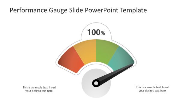 Free Performance Gauge Diagram Cover Slide