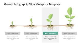 Free Growth Infographic Slide Metaphor Template