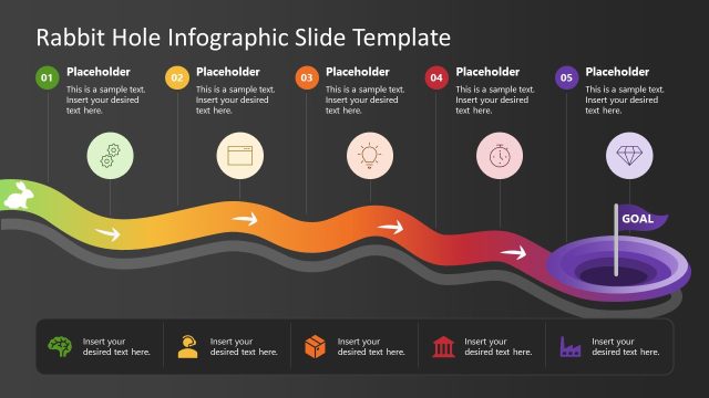 Free Rabbit Hole Infographic PPT Slide Template