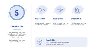 SWOT Slide - Free Hand-Sketch SWOT Analysis Template