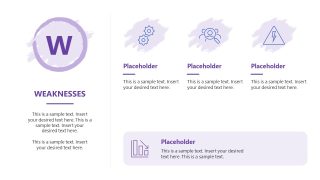 Free Hand-Sketch SWOT Analysis Presentation Layout 